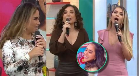 Ethel Pozo Chotea A Janet Barboza Y Brunella Horna En Vivo Al Estilo Melissa Paredes No Son