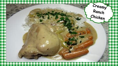 Slow Cooker Creamy Ranch Chicken Dinner Crock Pot Chicken Recipe