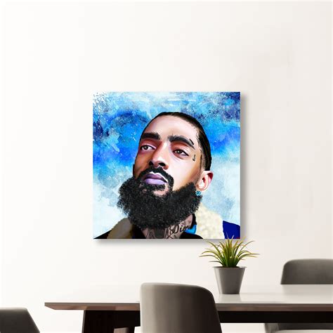 Nipsey Hussle Canvaswall Art Etsy