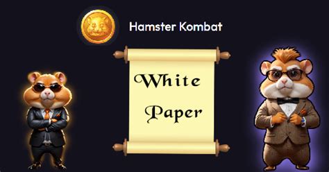 Hamster Kombat White Paper Promises The Biggest Airdrop Of All Times