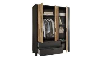 Kleiderschrank Dallas Montana Oak Nachbildung Graphit