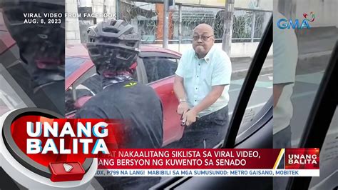 Dating Pulis At Nakaalitang Siklista Sa Viral Video Magkaiba Ang