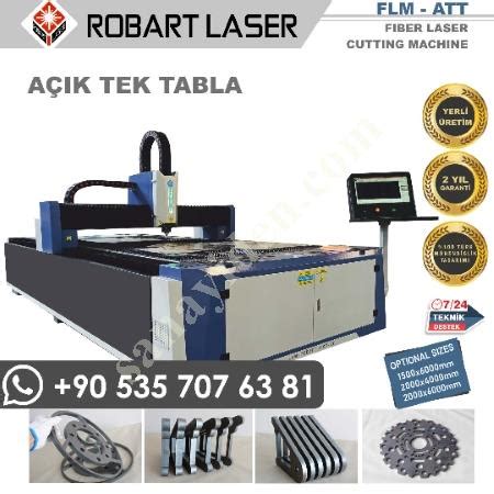 FİBER LAZER METAL KESİM MAKİNESİ ROBART LAZER