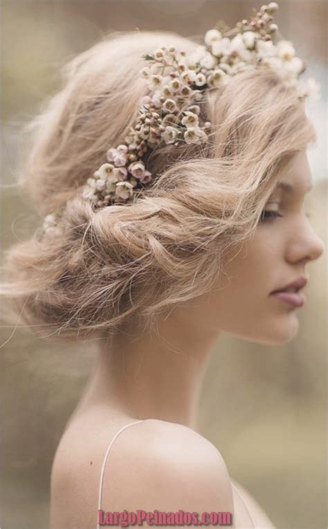 30 Peinados De Boda Atemporales Para Cabello Corto Y Mediano Largo Peinados