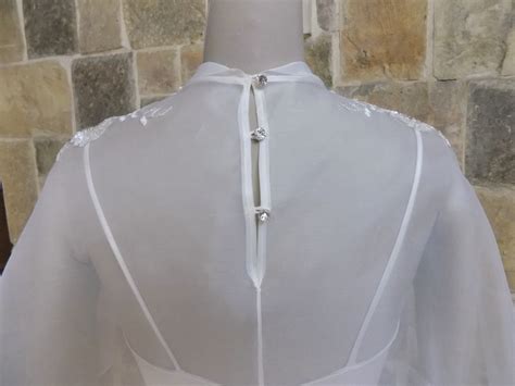 Bridal Cape Wedding Cover Up Silk Organza Cape Ivory Cover Up Bridal