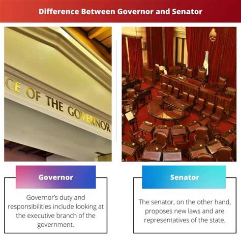 Governor vs Senator: Difference and Comparison