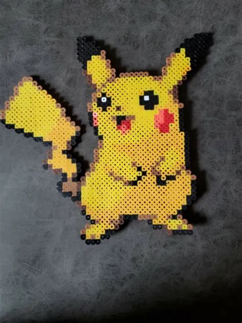 POKEMON PIKACHU PERLER Bead Pixel Art EUR 17 58 PicClick DE