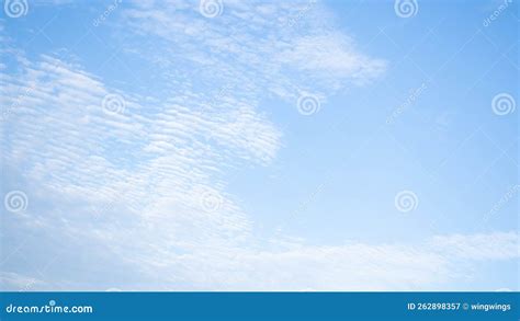 Blue Sky White Cloud Background Stock Image Image Of Clouds