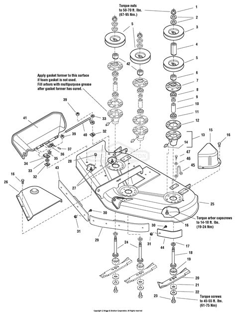 Simplicity Conquest Hp Hydro And Mower Deck Parts