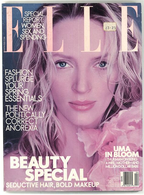 Elle US No 188 April 2001 American Foreign Original Vintage Fashion