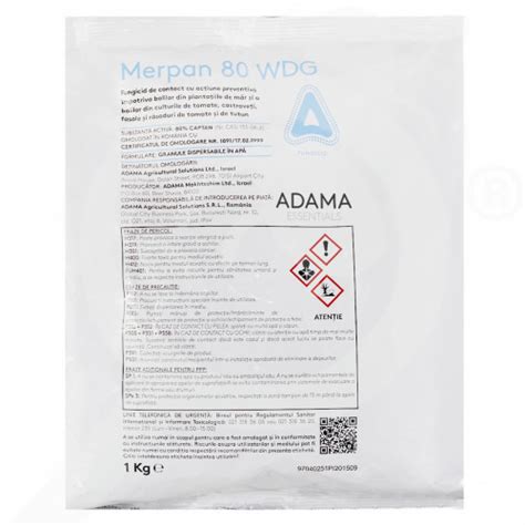 Merpan 80 WDG 1 Kg Adama Fungicide Nexles Europe