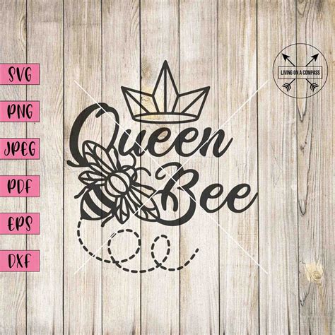 Queen Bee Svg Bumble Bee Png Insect Svg Honey Bee Svg Etsy