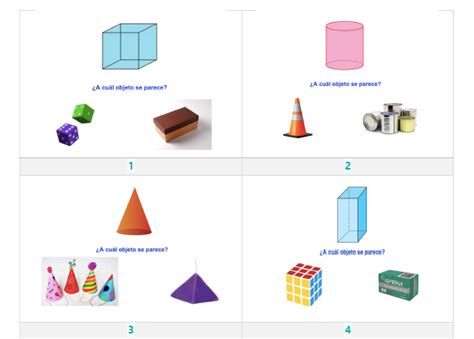 Actividad de aprendizaje Figuras 3D Cuerpos geométricos NT2