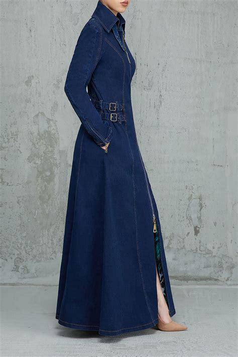 Sale Maxi Length Denim Jacket In Stock