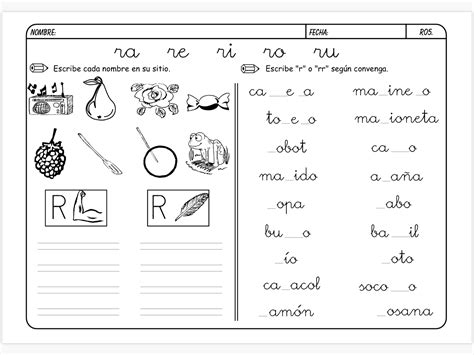 Tarea Fonema R