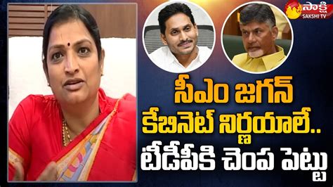 Minister Ushashri Charan Fires On TDP Leaders AP Cabinet Meet