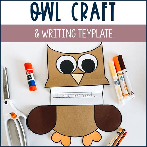 Owl Craft & Writing Template — Stephanie Nash | A Touch of Class