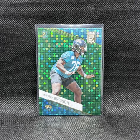 Anton Harrison 103 Green Disco Rookie Card 2023 Panini Donruss Elite