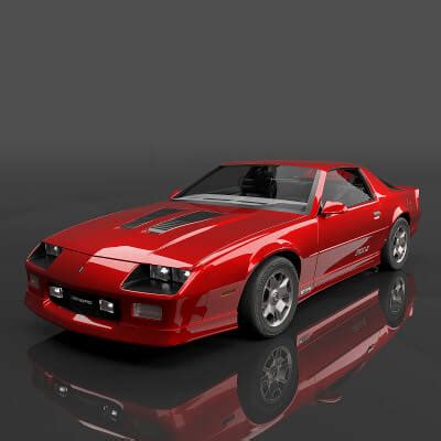 Chevrolet Camaro Iroc Z D Model By Msasdt