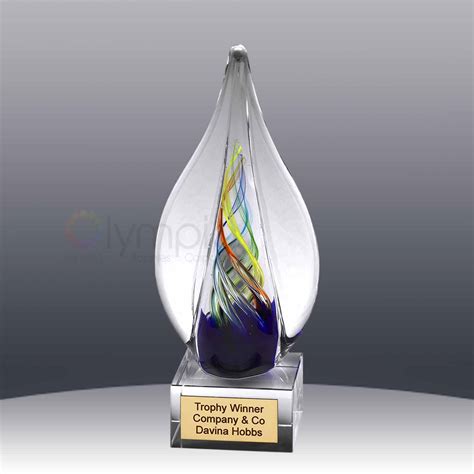 Art Glass Butterfly 215MM Olympia Trophies