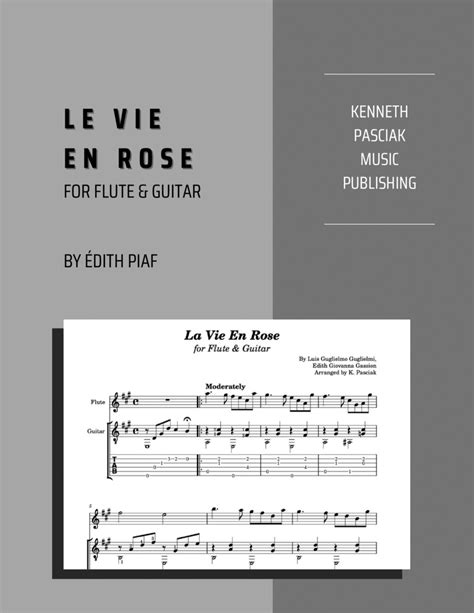 La Vie En Rose By Edith Piaf Flute Digital Sheet Music Sheet Music Plus