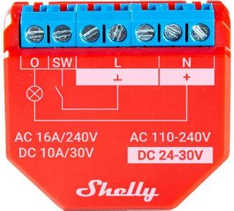 Small Classic Shelly Plus Pm Ul Wifi Smart Relay With Dry Contact