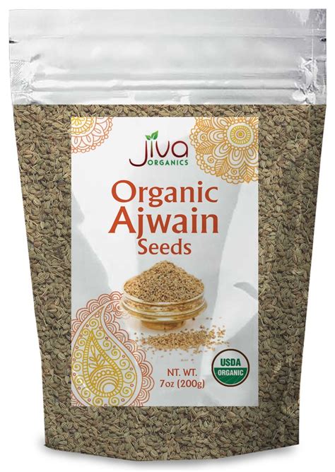 Amazon Jiva Organics Organic Ajwain Seeds Ounce Bag Whole