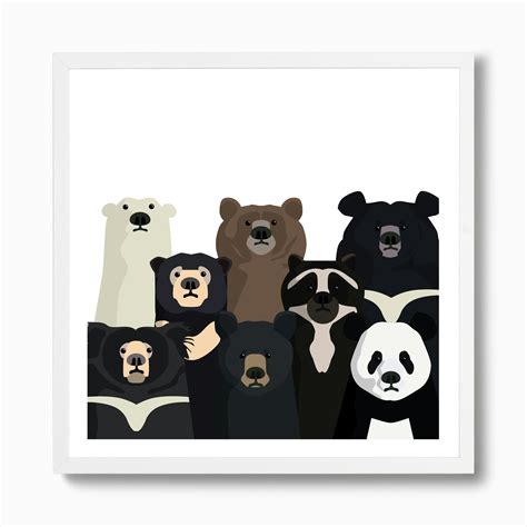 Bear Family Portrait Art Print by Zolin Studio - Fy