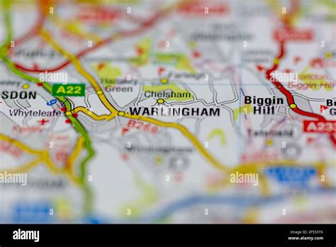 Map Of Warlingham Hi Res Stock Photography And Images Alamy