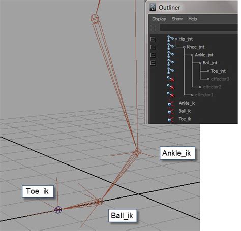 Reverse Foot Lock Ik Fk Switch In Maya Envato Tuts