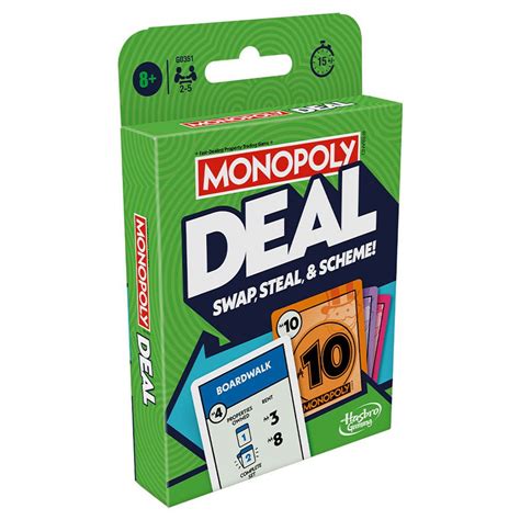 Monopoly Deal Refresh Board Games Miniature Market