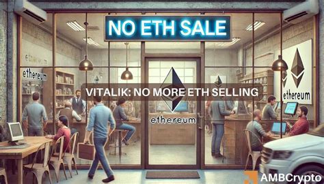 Im Done Selling Ethereum Says Vitalik Buterin Whats Behind This