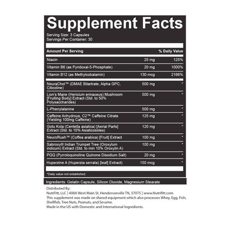 Codex - Advanced Nootropic Formula - Natty Superstore