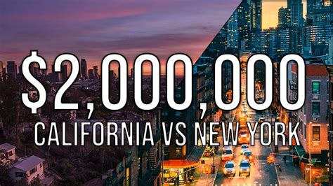 What 2 Million Gets You California Vs New York Youtube