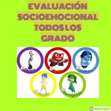 Evaluación socioemocional todos los grados MATERIAL DIDÁCTICO PRIMARIA