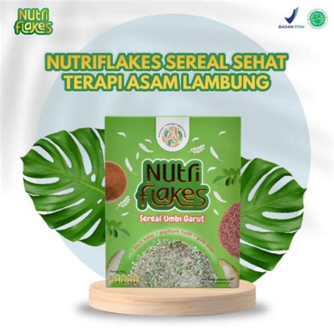 NUTRIFLAKES UNTUK ASAM LAMBUNG DAN MAAG Nutri Flakes Sereal NUTRI