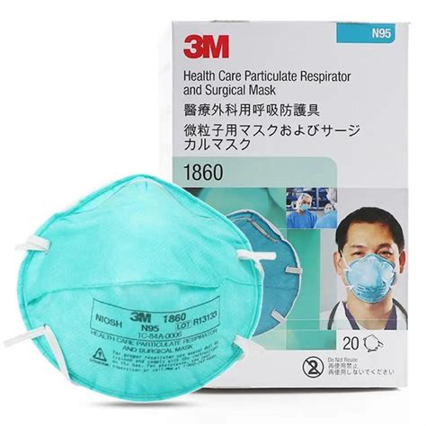 3M Particulate Respirator 1860 N95 Mask SafetyFirst