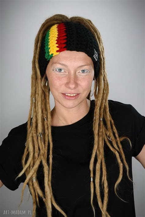 Opaska Dreadlove Rasta 03 Czarna Oryginalne ღ art Madam pl