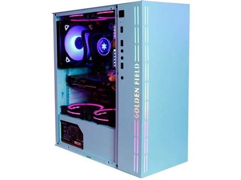 Blue Gaming PC | Gaming computer, Computer case, Gaming room setup