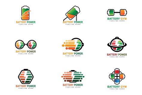 Battery Logo Design, Technology Charging Illustration, Company Brand ...