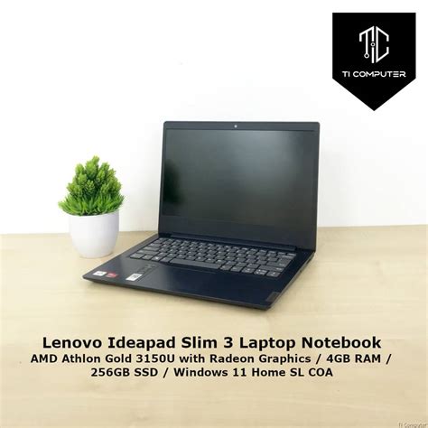 Lenovo Ideapad Slim 3 14ADA05 AMD Athlon Gold 3150U With Radeon