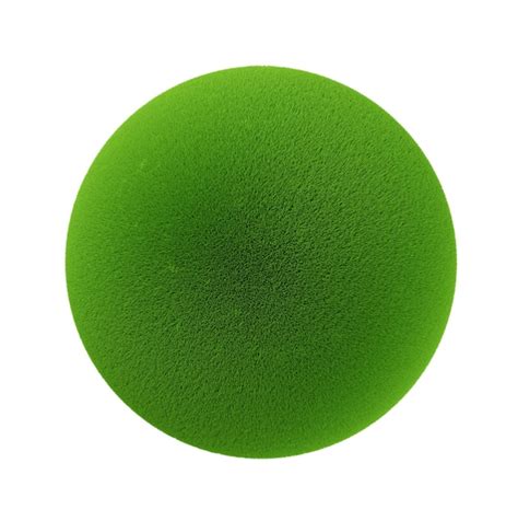 Fondo Aislado De La Bola De La Esfera Del Eco De La Hierba Verde