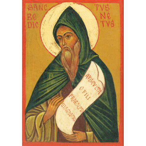 St. Benedict Icon - Our Lady of Clear Creek Abbey