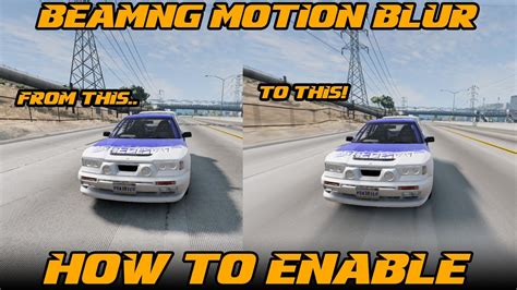 How To Enable Motion Blur On BeamNG YouTube