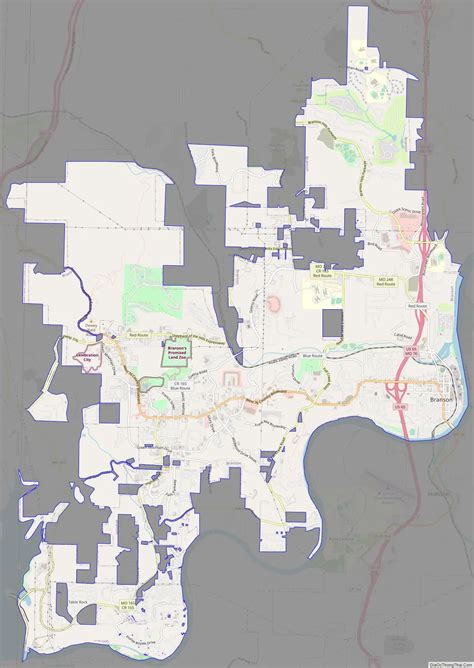 Map Of Branson City Missouri