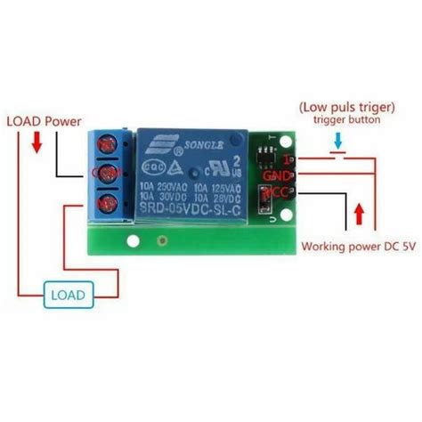 IO25A01 5V Flip Flop Latch Relay Module Bistable Self Locking Switch