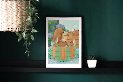 Capybara Capybara Art Capybara Print Nursery Printable Etsy