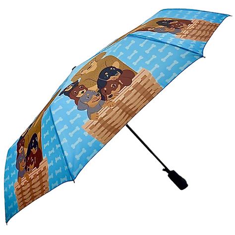 All Things Dachshund Auto O C Folding Art Umbrella By Naked Decor