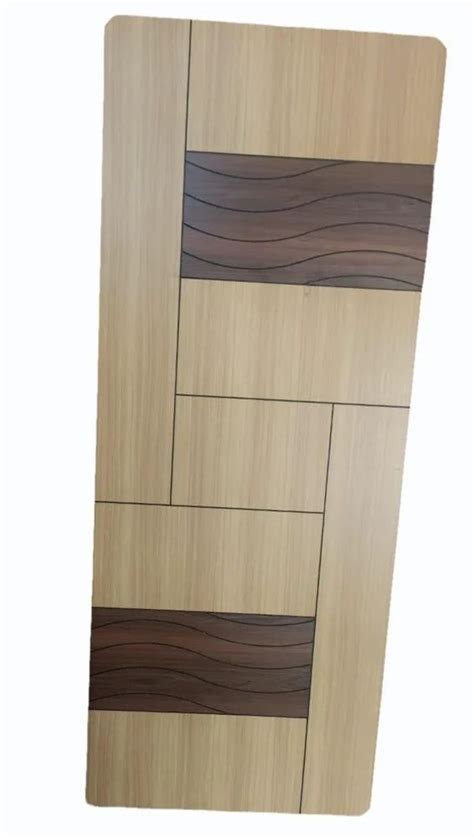 Interior Wooden Laminated Teak Wood Flush Door For Home Height