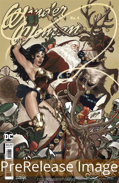 Wonder Woman 2023 DC 4 Variant CVR D Pablo Villalobos Santa CAR